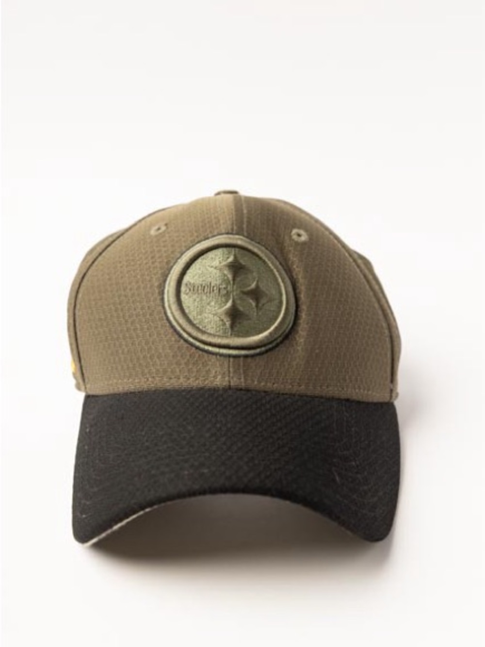 Men's Steelers Two-Tone Olive & Black Baseball Cap - Branded Patch